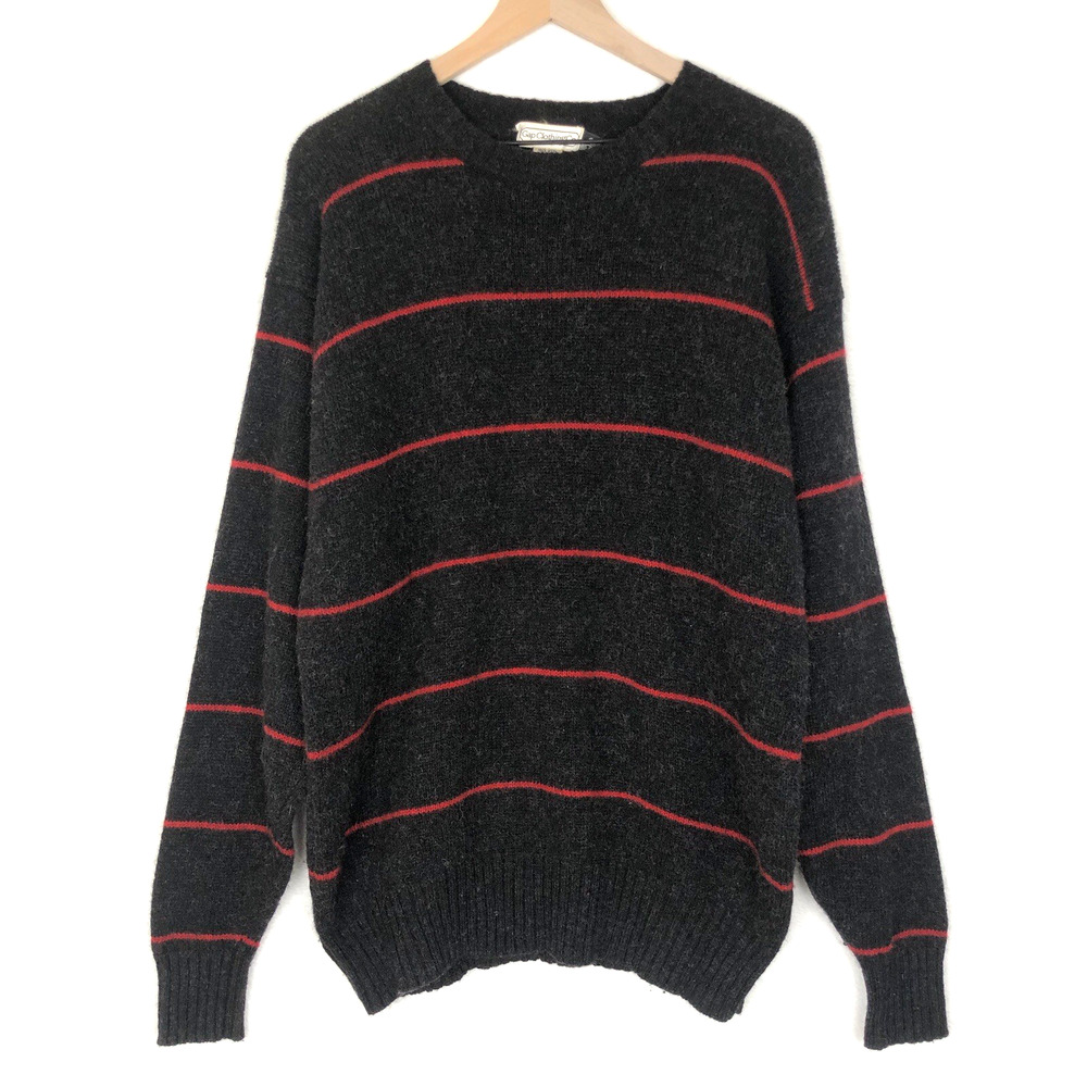 Vintage GAP Black Sweater with Red Stripes